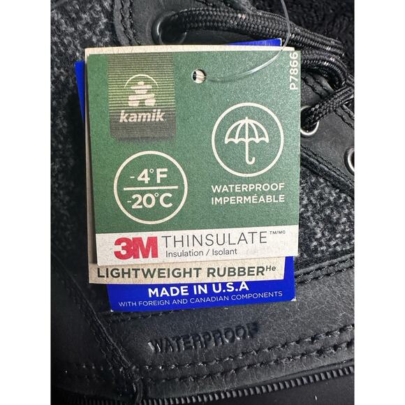 Kamik Sienna Mid Waterproof Insulated Boots – Men’s US 10 / UK 8 / EU 41 main image 6